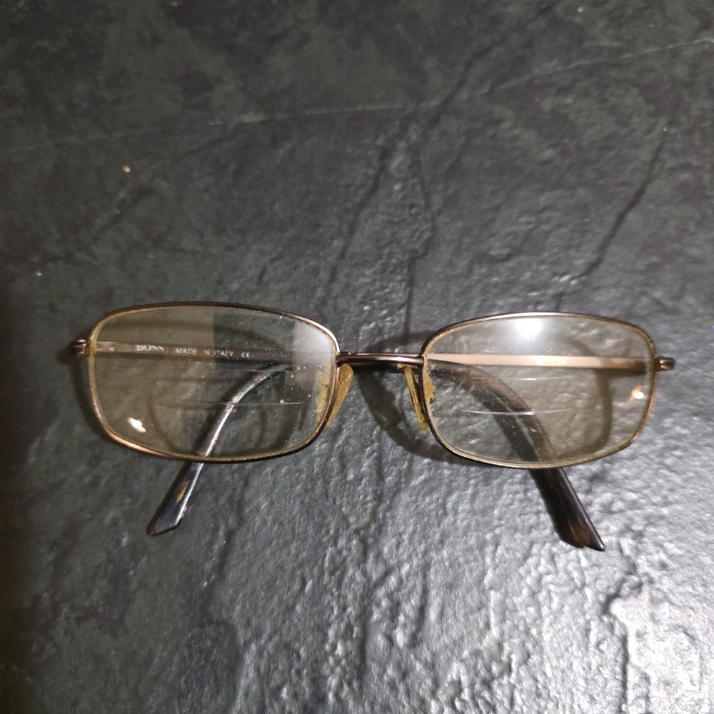 BOSS FRAMES ONLY EYEGLASSES BOSS 0054 OSIF SILVER Made In Italy CE